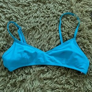 Blue aerie bikini top